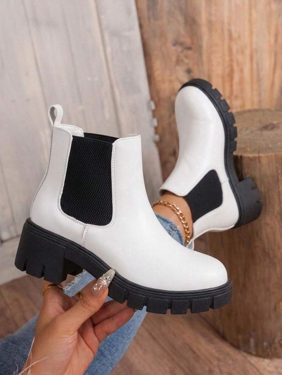 Comfyshoes Women's Fashion Ankle Boots, Chelsea Booties For Women Casual Outdoor Fall Shoes Mensa