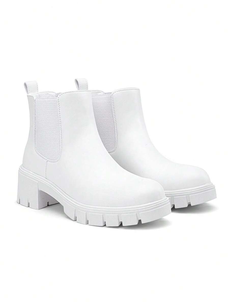 Comfyshoes Women's Fashion Ankle Boots, Chelsea Booties For Women Casual Outdoor Fall Shoes Mensa
