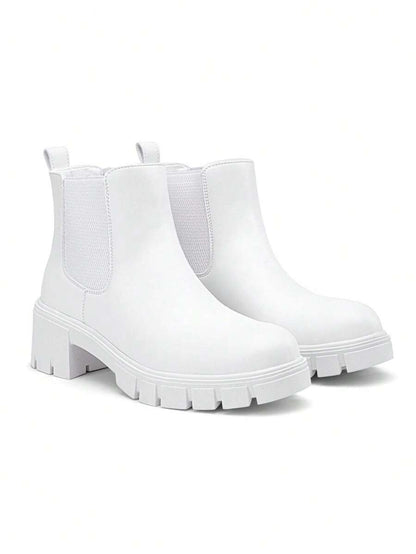 Comfyshoes Women's Fashion Ankle Boots, Chelsea Booties For Women Casual Outdoor Fall Shoes Mensa