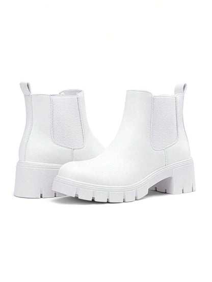 Comfyshoes Women's Fashion Ankle Boots, Chelsea Booties For Women Casual Outdoor Fall Shoes Mensa