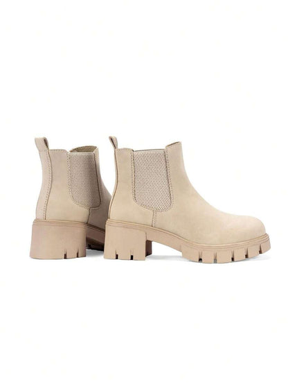 Comfyshoes Women's Fashion Ankle Boots, Chelsea Booties For Women Casual Outdoor Fall Shoes Mensa