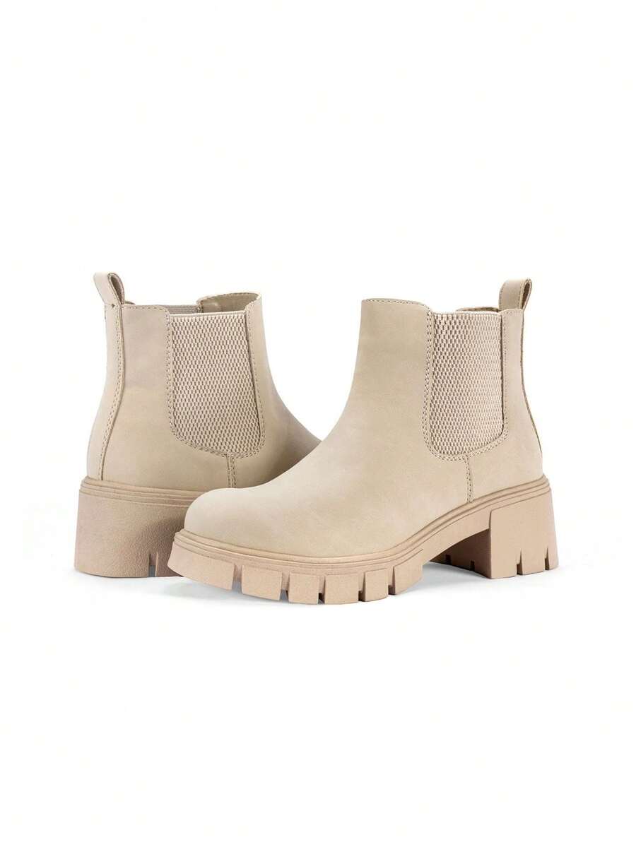 Comfyshoes Women's Fashion Ankle Boots, Chelsea Booties For Women Casual Outdoor Fall Shoes Mensa