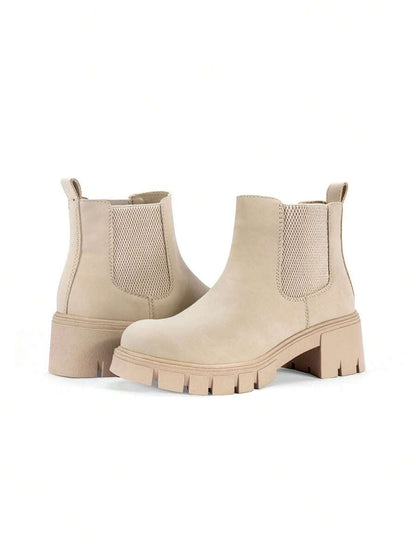 Comfyshoes Women's Fashion Ankle Boots, Chelsea Booties For Women Casual Outdoor Fall Shoes Mensa