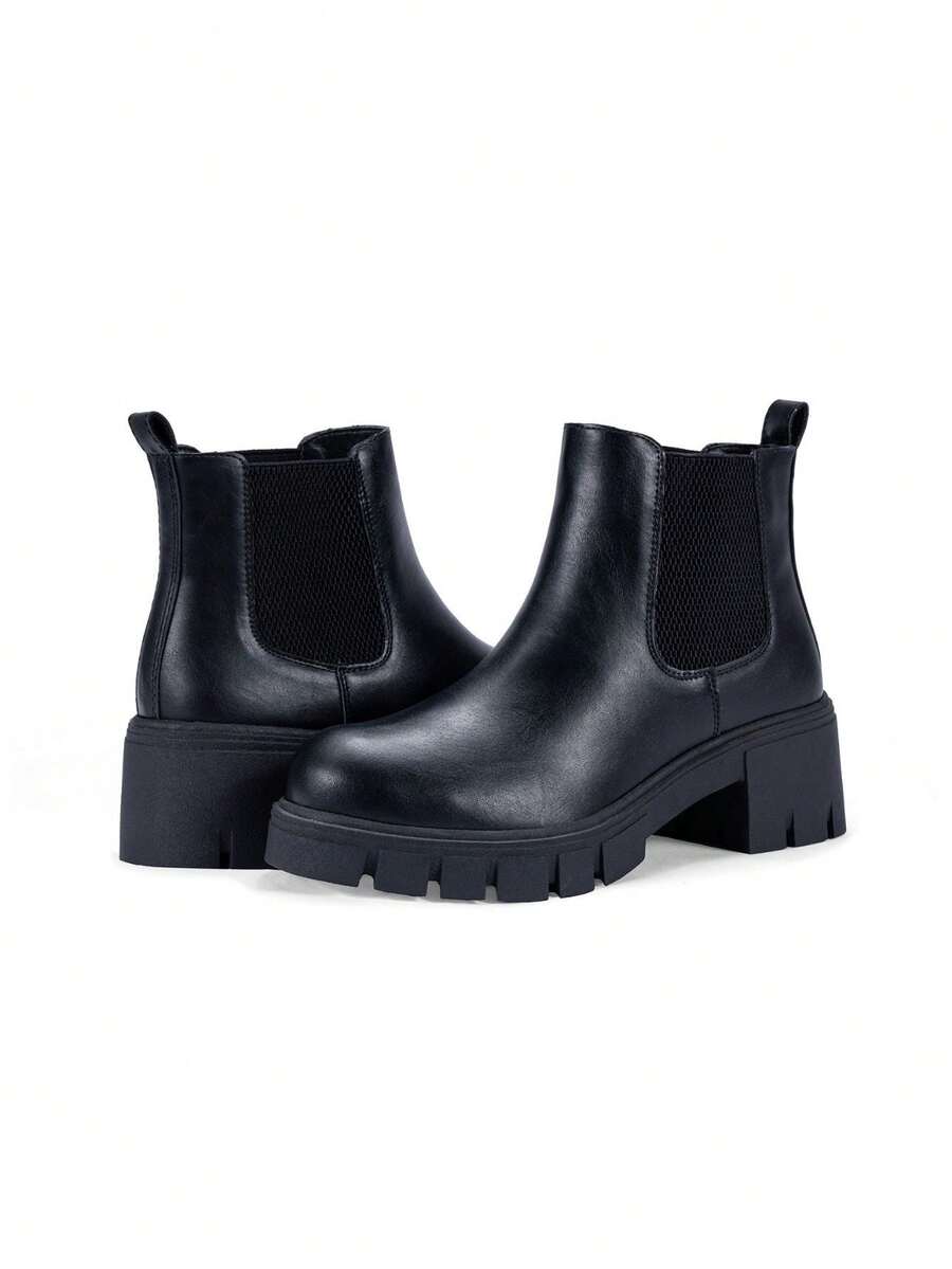 Comfyshoes Women's Fashion Ankle Boots, Chelsea Booties For Women Casual Outdoor Fall Shoes Mensa