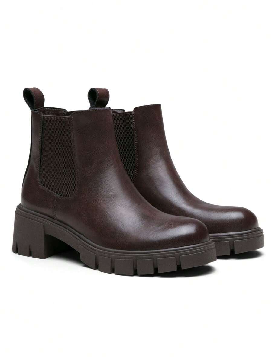 Comfyshoes Women's Fashion Ankle Boots, Chelsea Booties For Women Casual Outdoor Fall Shoes Mensa