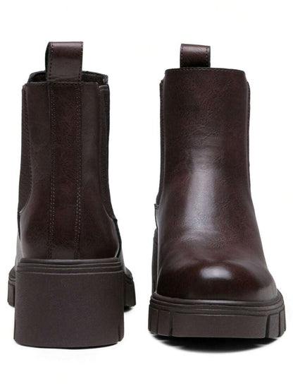 Comfyshoes Women's Fashion Ankle Boots, Chelsea Booties For Women Casual Outdoor Fall Shoes Mensa
