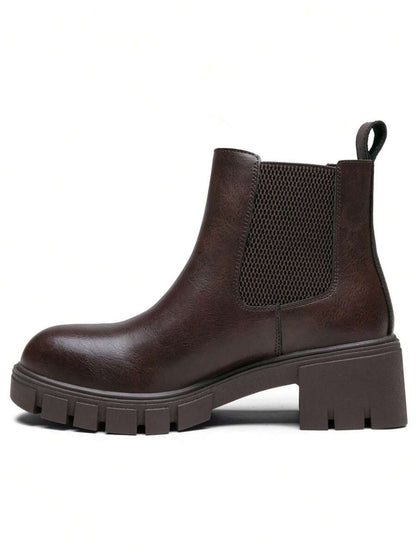 Comfyshoes Women's Fashion Ankle Boots, Chelsea Booties For Women Casual Outdoor Fall Shoes Mensa