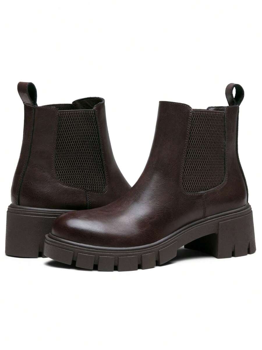 Comfyshoes Women's Fashion Ankle Boots, Chelsea Booties For Women Casual Outdoor Fall Shoes Mensa