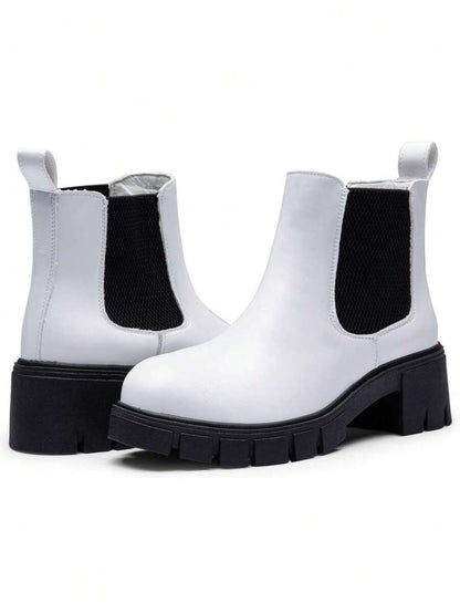 Comfyshoes Women's Fashion Ankle Boots, Chelsea Booties For Women Casual Outdoor Fall Shoes Mensa