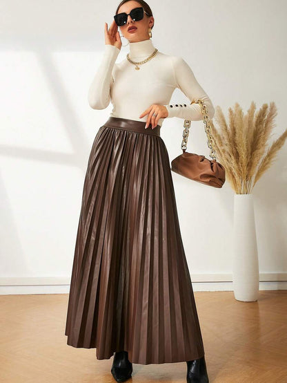 Leuven Ribbed Mock Neck Fitted Sweater with Button Cuffs