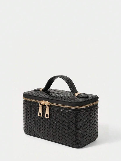 Menton Structured Vanity Top Handle Box Bag