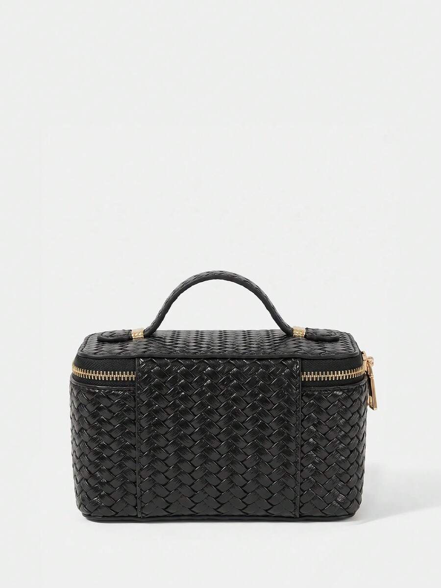 Menton Structured Vanity Top Handle Box Bag