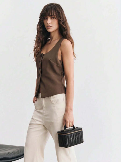 Menton Structured Vanity Top Handle Box Bag