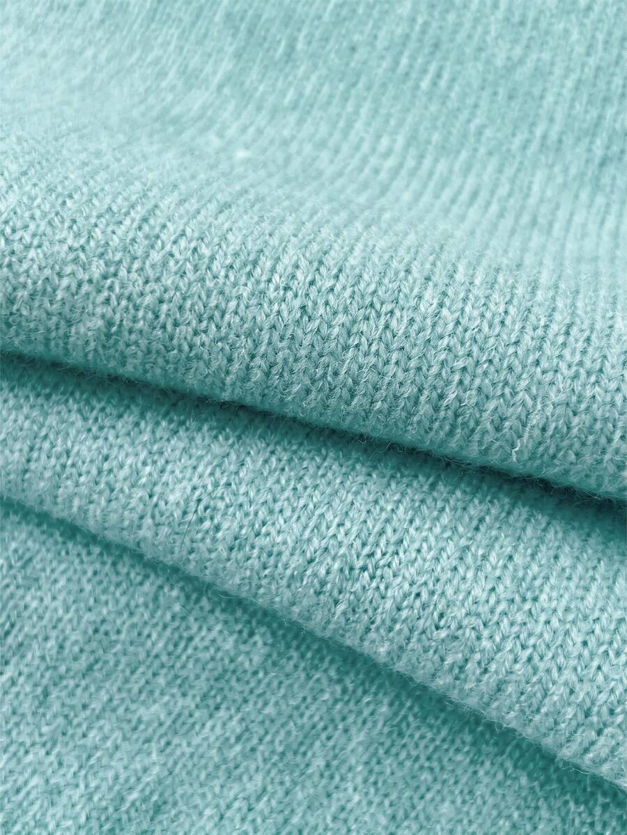 Women's Oversized Crew Neck Pullover Sweater, Relaxed Knit Sweater for Fall Winter - Dark Grey