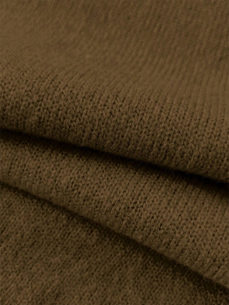 Women's Oversized Crew Neck Pullover Sweater, Relaxed Knit Sweater for Fall Winter - Royal Blue