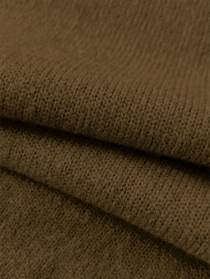 Women's Oversized Crew Neck Pullover Sweater, Relaxed Knit Sweater for Fall Winter - Royal Blue