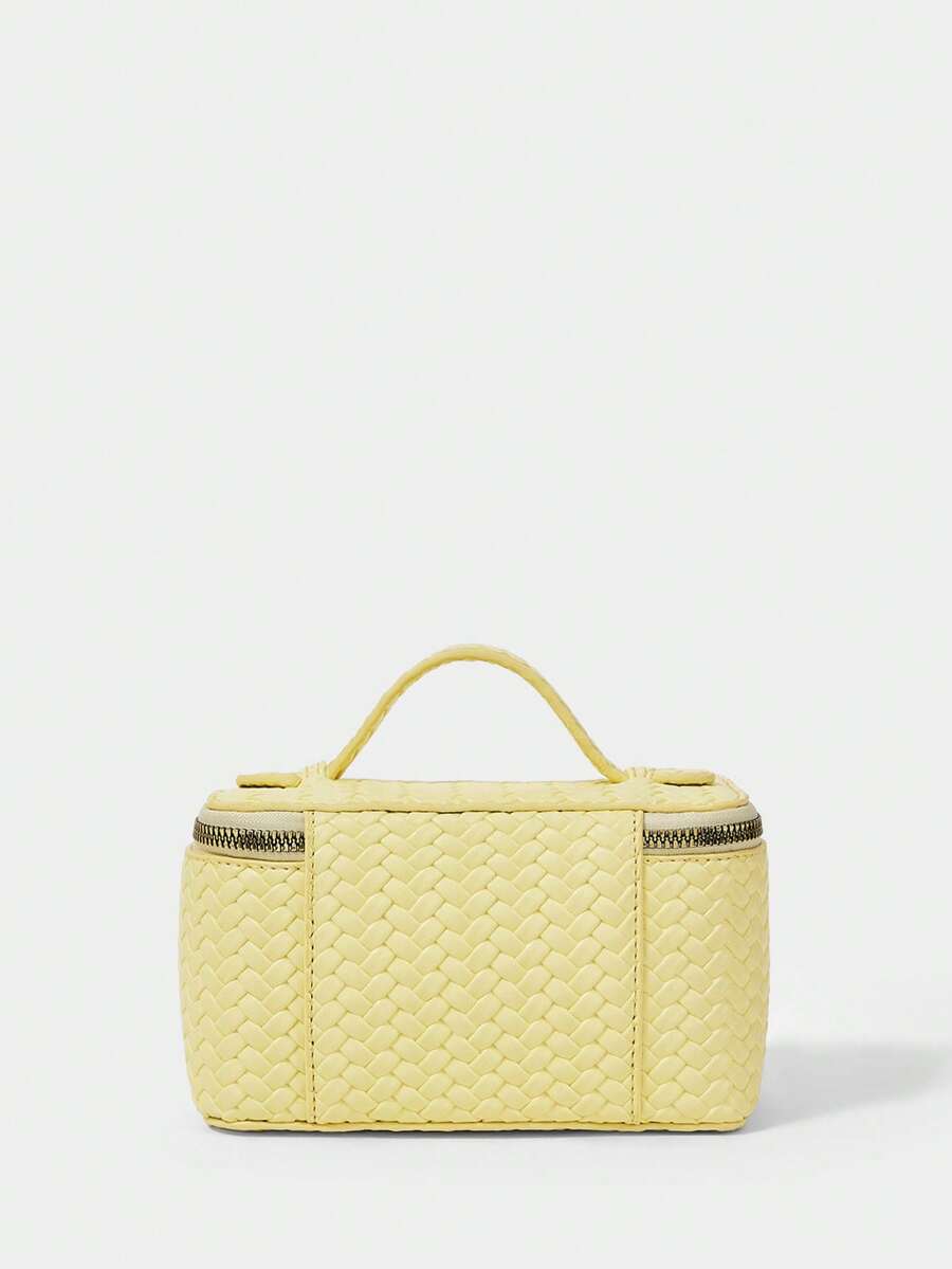 Menton Structured Vanity Top Handle Box Bag
