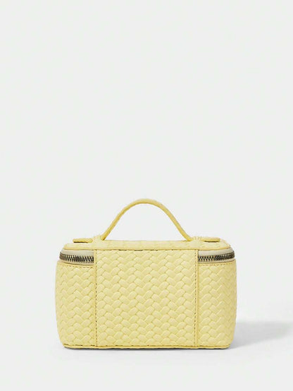 Menton Structured Vanity Top Handle Box Bag