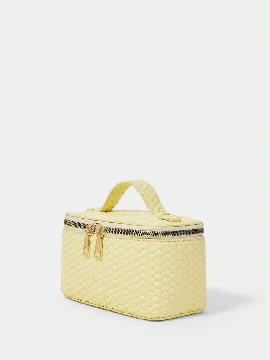 Menton Structured Vanity Top Handle Box Bag