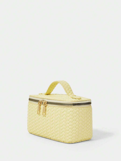 Menton Structured Vanity Top Handle Box Bag