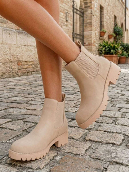 Women's Chelsea Ankle Boots Pull-On Booties For Women Mensa