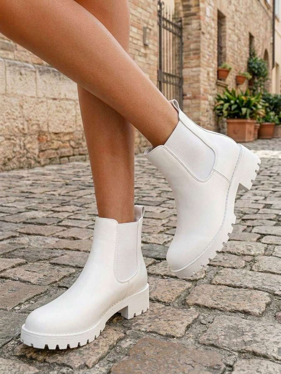 Women's Chelsea Ankle Boots Pull-On Booties For Women Mensa