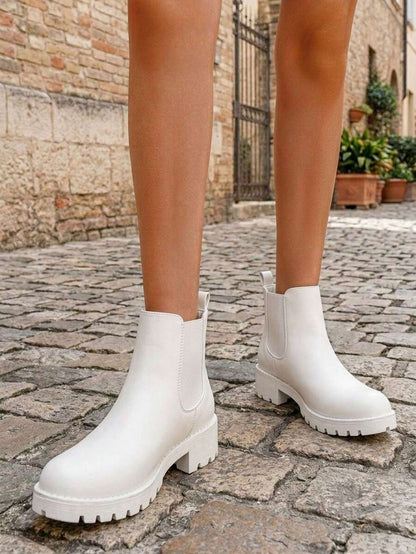 Women's Chelsea Ankle Boots Pull-On Booties For Women Mensa