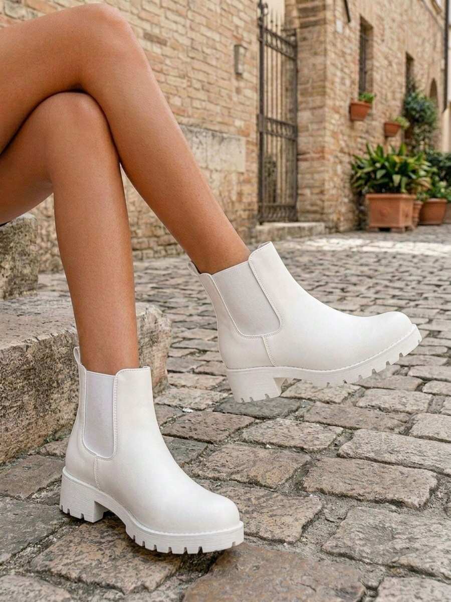 Women's Chelsea Ankle Boots Pull-On Booties For Women Mensa