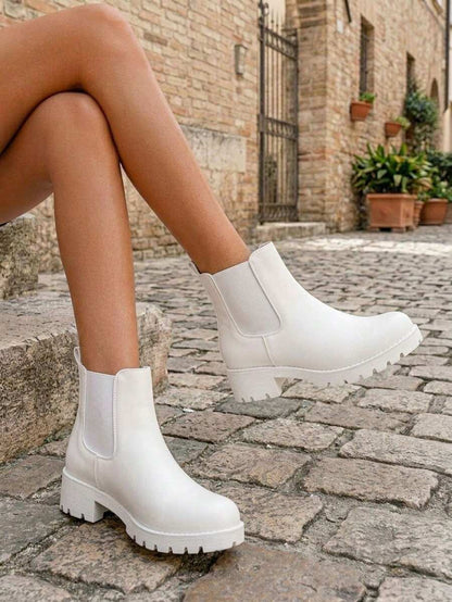 Women's Chelsea Ankle Boots Pull-On Booties For Women Mensa