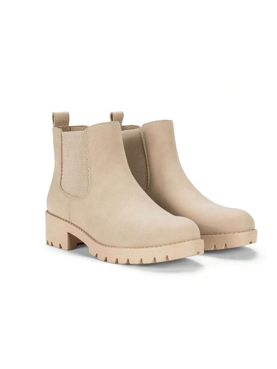 Women's Chelsea Ankle Boots Pull-On Booties For Women Mensa