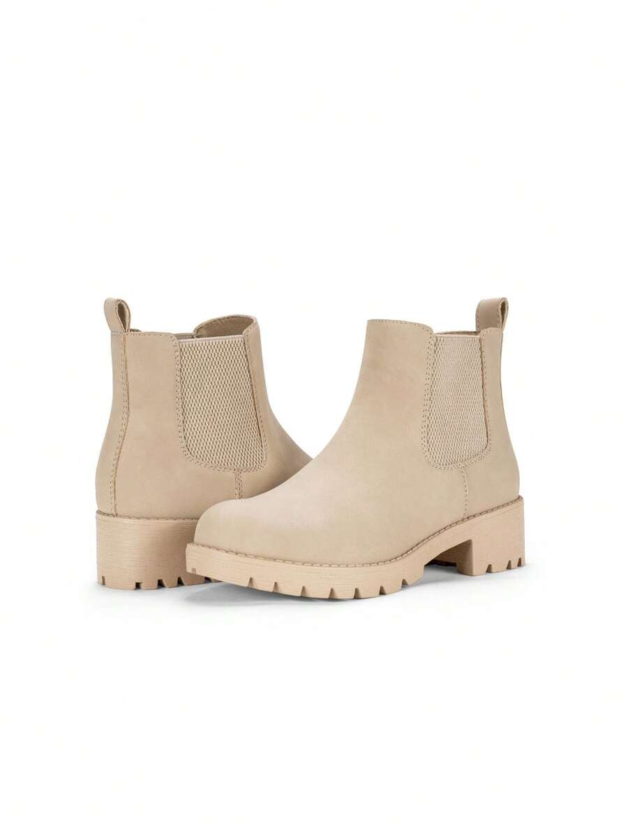 Women's Chelsea Ankle Boots Pull-On Booties For Women Mensa