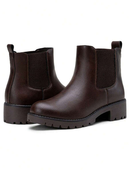 Women's Chelsea Ankle Boots Pull-On Booties For Women Mensa