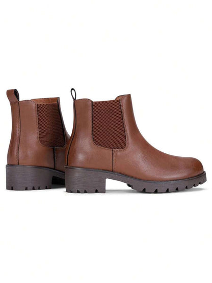 Women's Chelsea Ankle Boots Pull-On Booties For Women Mensa