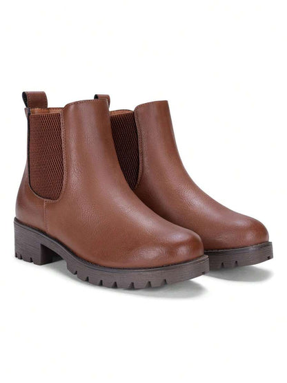 Women's Chelsea Ankle Boots Pull-On Booties For Women Mensa