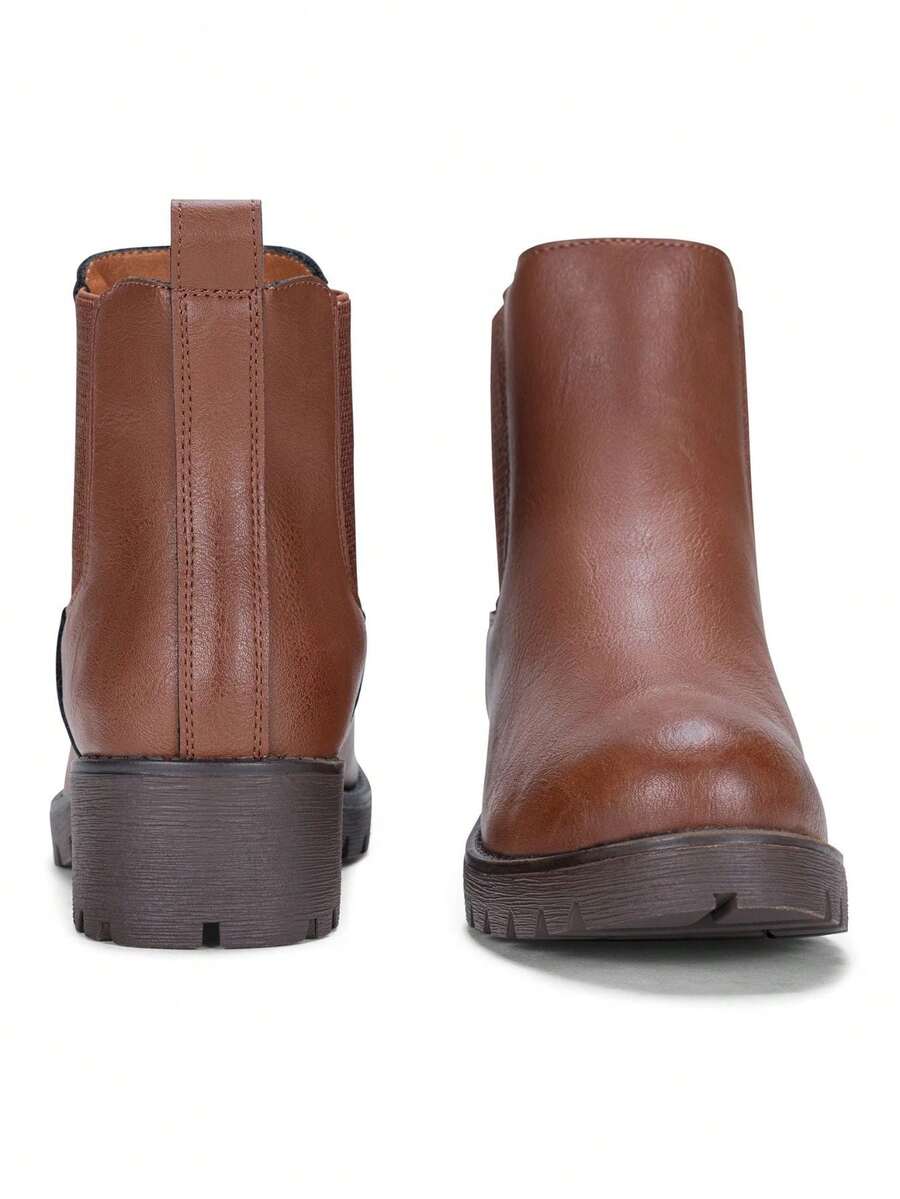 Women's Chelsea Ankle Boots Pull-On Booties For Women Mensa