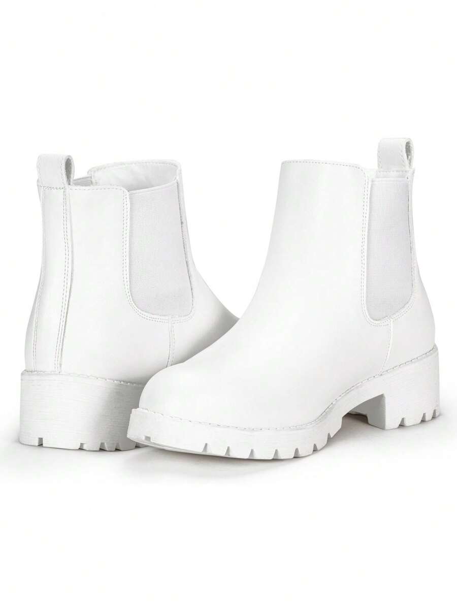 Women's Chelsea Ankle Boots Pull-On Booties For Women Mensa