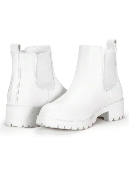 Women's Chelsea Ankle Boots Pull-On Booties For Women Mensa