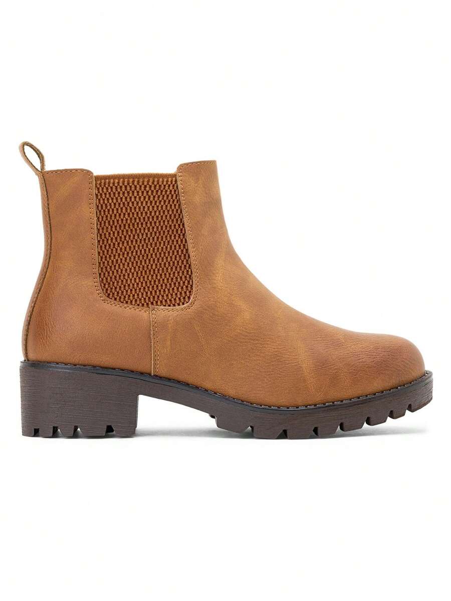 Women's Chelsea Ankle Boots Pull-On Booties For Women Mensa