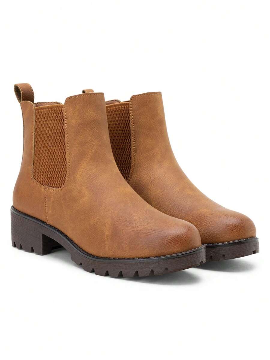 Women's Chelsea Ankle Boots Pull-On Booties For Women Mensa