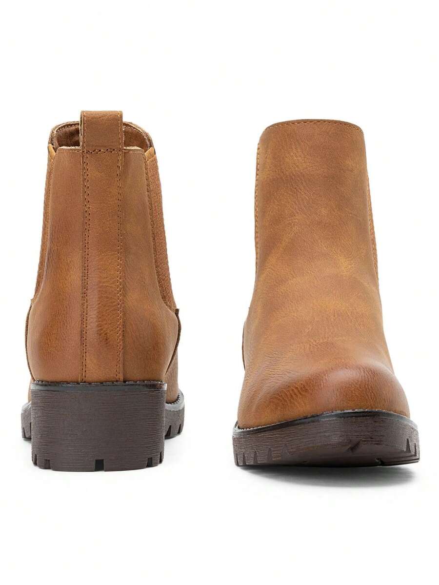 Women's Chelsea Ankle Boots Pull-On Booties For Women Mensa