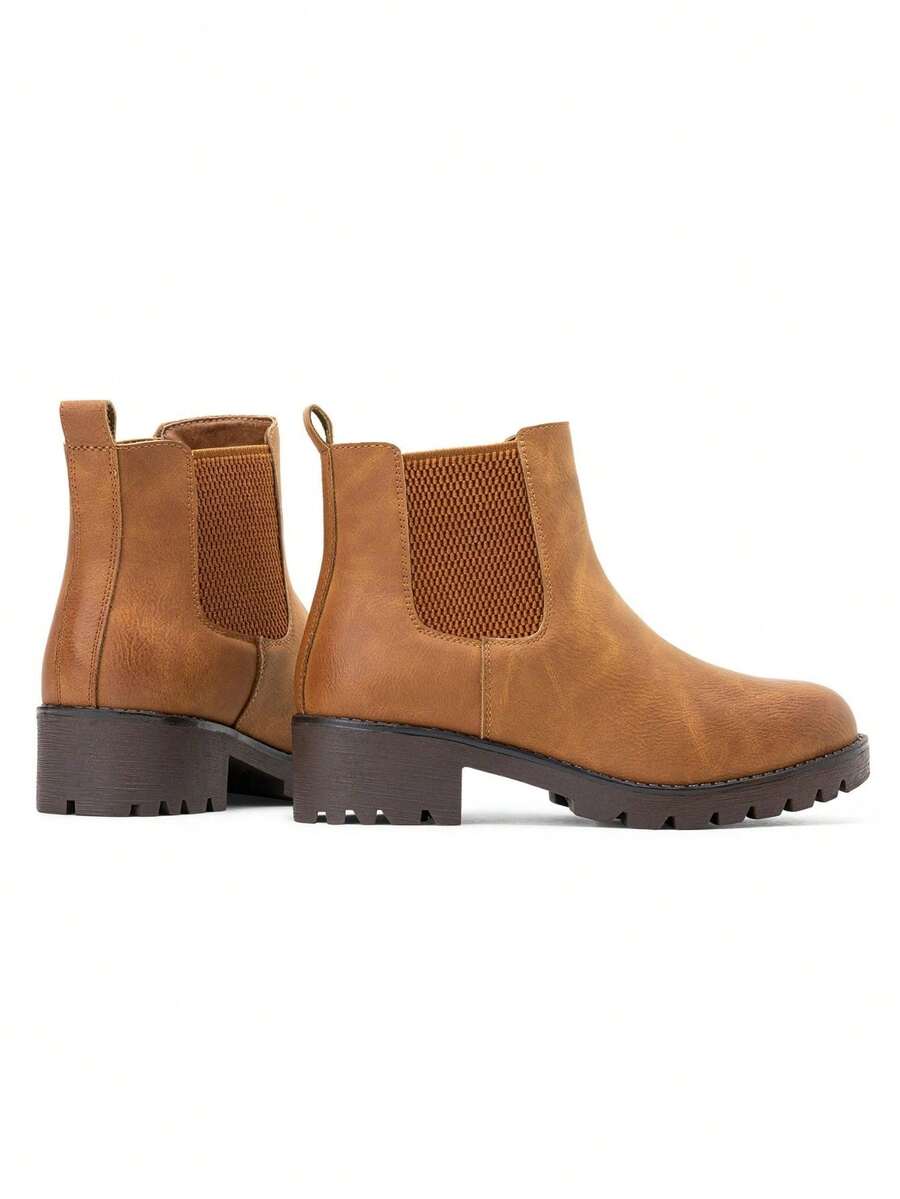 Women's Chelsea Ankle Boots Pull-On Booties For Women Mensa