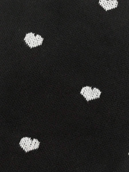 Cumbria Heart Pattern Loose Knit Sweater