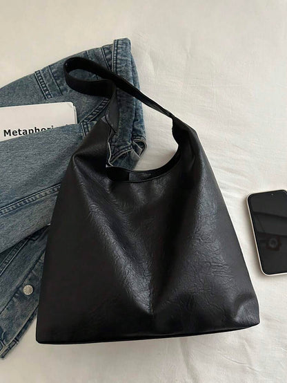 Savannah Large Slouchy Hobo Shoulder Bag with Top Handle