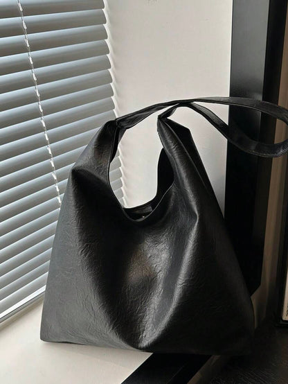 Savannah Large Slouchy Hobo Shoulder Bag with Top Handle