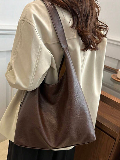 Savannah Large Slouchy Hobo Shoulder Bag with Top Handle