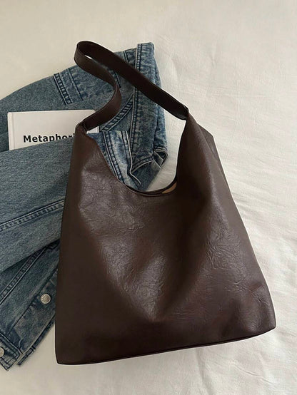 Savannah Large Slouchy Hobo Shoulder Bag with Top Handle
