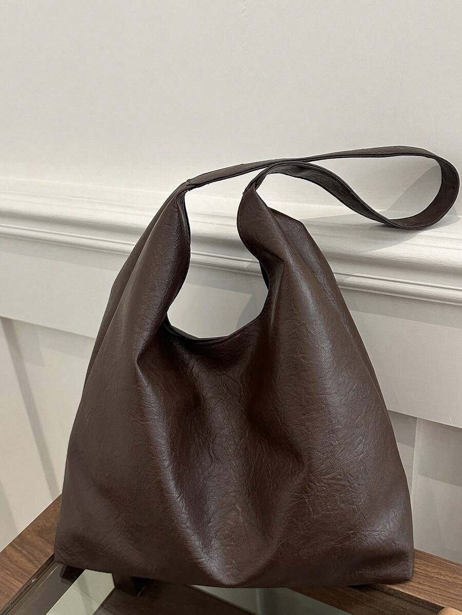 Savannah Large Slouchy Hobo Shoulder Bag with Top Handle