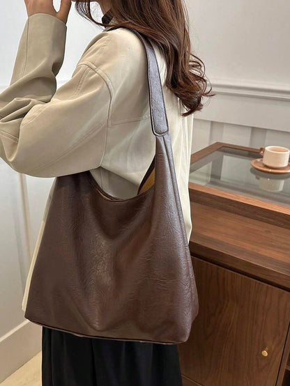 Savannah Large Slouchy Hobo Shoulder Bag with Top Handle