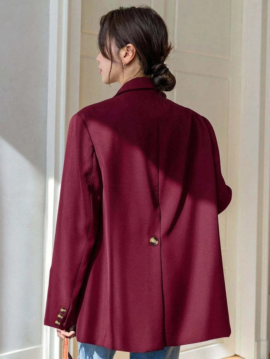 Pimlico Oversized Single Button Notch Lapel Blazer
