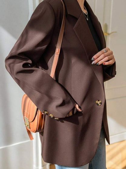 Pimlico Oversized Single Button Notch Lapel Blazer